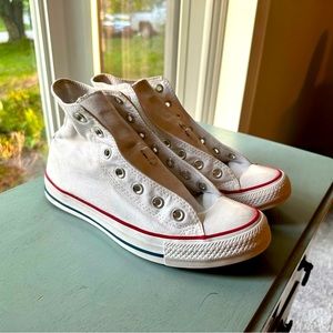 White High Top Converse